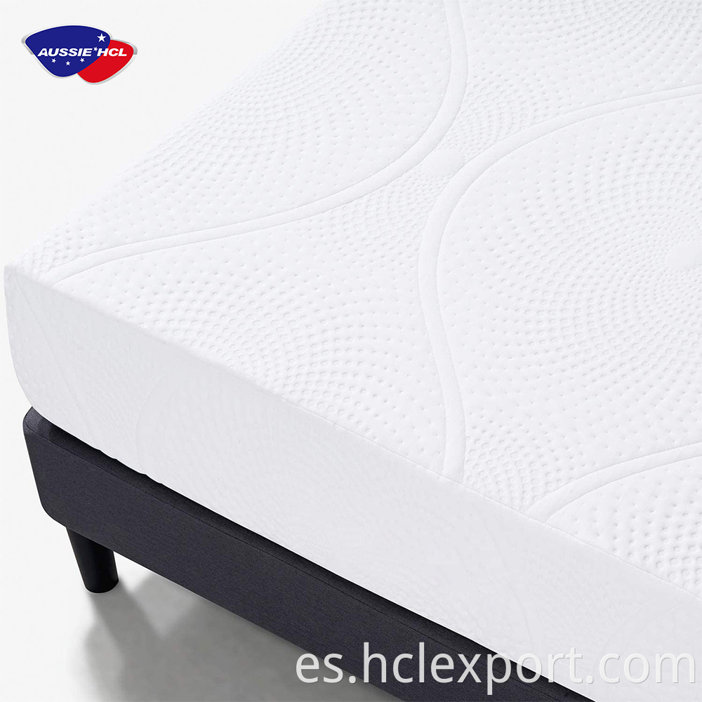 Colchón de reina de alta calidad colchones de sueño en una caja colchón de espuma de gel de gel de memoria de lujo
